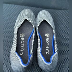 Rothy's gray the flat shoes